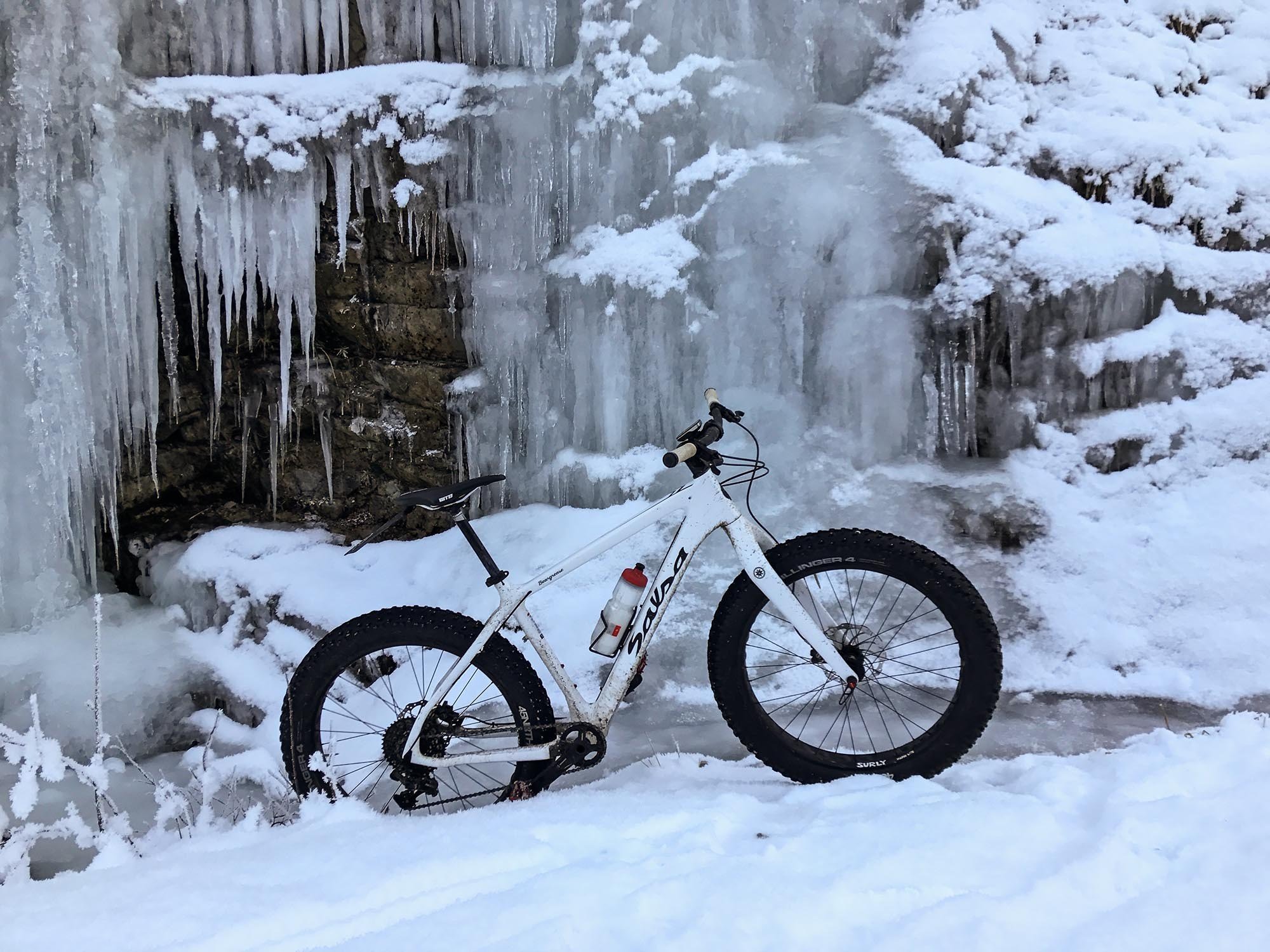 Fatbike im Winter - Mountainbike Reisen, Trails und Parts